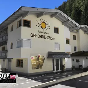 Apartment Gehörde-sölden Sölden